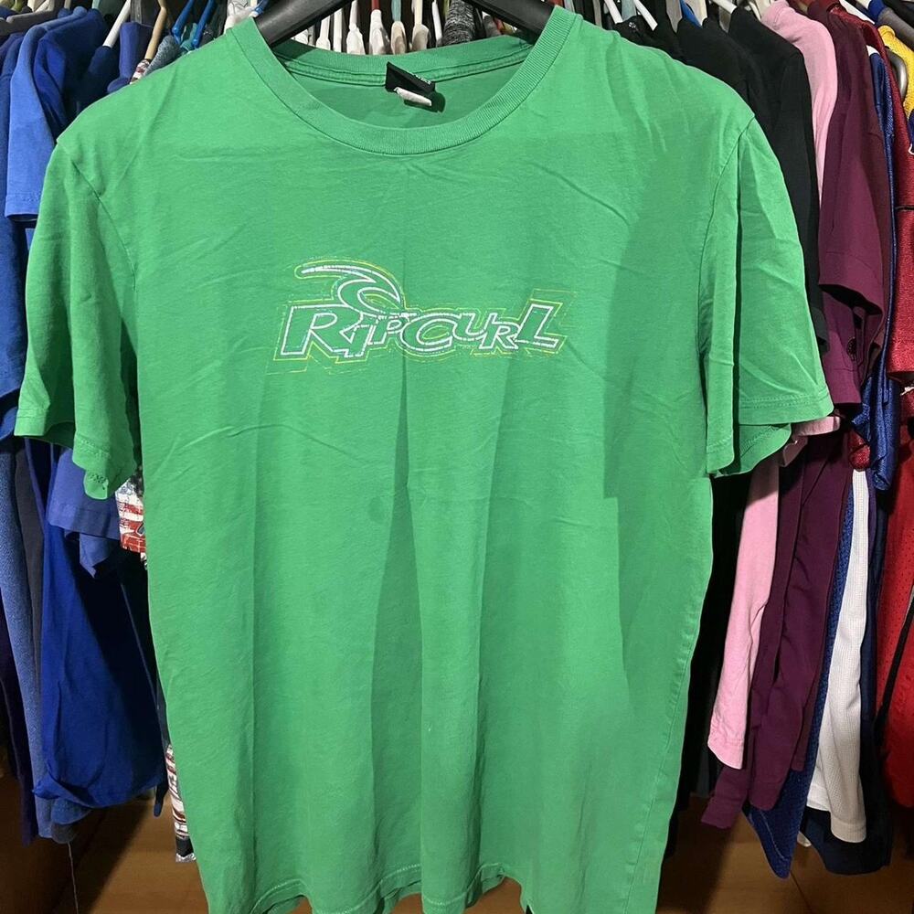 Rip curl green tee xl